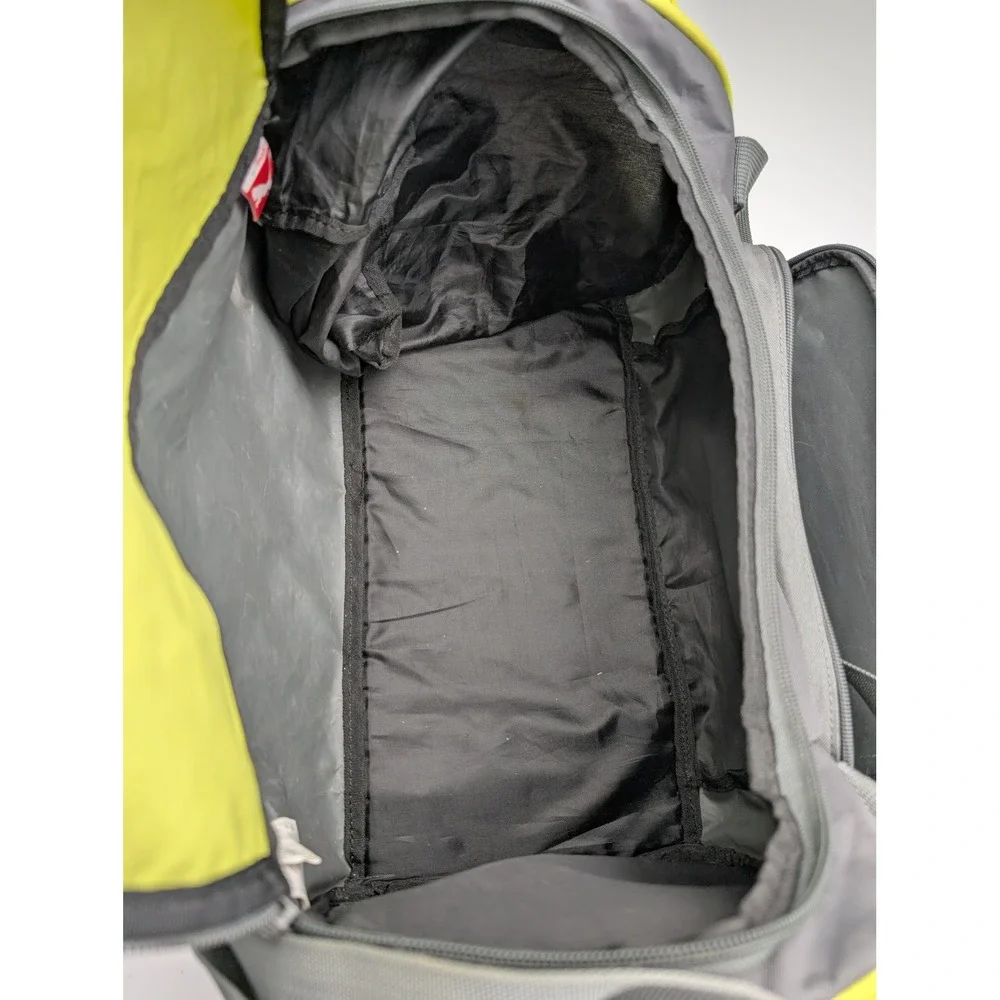 Puma Procat Duffel Bag Grey Lime Green Gym Travel Luggage Shoulder Strap